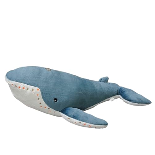 Hai Plüschtier Riesen Kuscheltier,Cartoon Hai Plüschtier, Riesenhai Plüschtier,Hai Stofftier Plüschtier Großes Weiches Hai Kissen Spielzeug for Kinder Jungen Mädchen Geschenke (135cm,Blauwal) von champracer