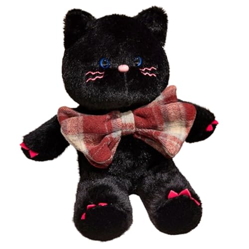 Katze Kuscheltier,Kuscheltier Lebensecht, Katze Plüschtier, Niedliches Plüschkätzchen Spielzeug für Kinder,Stofftier Flauschiges Plüschtier,Siamesische Plüschfigur Spielzeug für Kinder (30cm,Schwarz) Katze Kuscheltier,Kuscheltier Lebensecht, Katze Plüschtier, Niedliches Plüschkätzchen Spielzeug für Kinder,Stofftier Flauschiges Plüschtier,Siamesische Plüschfigur Spielzeug für Kinder (30cm,Schwarz) von champracer