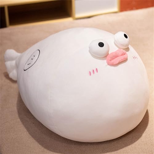 Kugelfisch PlüSch, Siegel PlüSchtier Kuscheltiere, Kuscheliges Pummeliges Kugelfisch Aus PlüSch, Niedliche Cartoon Robbe GefüLlt PlüSch, für Jungen Und MäDchen Geburtstagsgeschenke (Weiß, 50 cm) Kugelfisch PlüSch, Siegel PlüSchtier Kuscheltiere, Kuscheliges Pummeliges Kugelfisch Aus PlüSch, Niedliche Cartoon Robbe GefüLlt PlüSch, für Jungen Und MäDchen Geburtstagsgeschenke (Weiß, 50 cm) von champracer