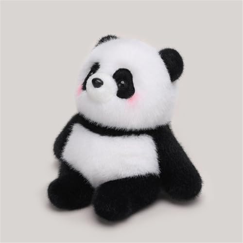 Kuscheltier Fuchs 20cm ,Shiba Inu Hund Plüschkissen Niedlicher Corgi,Niedliches Panda Plüschtier, Stofftier aus weichem Plüsch,Zoo Plüschtier,Niedliches Plüschtier für Kinder Mädchen (Panda) von champracer