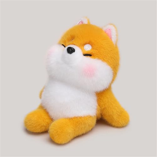Kuscheltier Fuchs 20cm ,Shiba Inu Hund Plüschkissen Niedlicher Corgi,Niedliches Panda Plüschtier, Stofftier aus weichem Plüsch,Zoo Plüschtier,Niedliches Plüschtier für Kinder Mädchen (Shiba Inu) von champracer