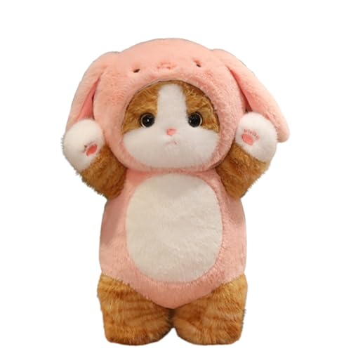 Kuscheltier Katze Lebensecht,Niedliches Plüschkätzchen Spielzeug für Kinder,Kawaii Katze Kuscheltier Realistisch,Kurzhaar Nette Katze Puppe Flauschigen Plüsch,Geschenk für Kinder (50cm,Kaninchen) Kuscheltier Katze Lebensecht,Niedliches Plüschkätzchen Spielzeug für Kinder,Kawaii Katze Kuscheltier Realistisch,Kurzhaar Nette Katze Puppe Flauschigen Plüsch,Geschenk für Kinder (50cm,Kaninchen) von champracer