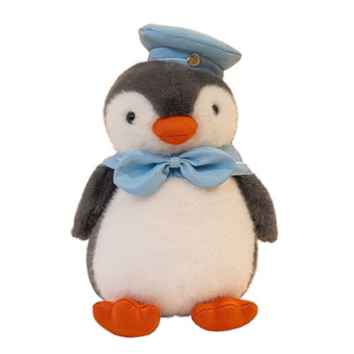 Kuscheltier Pinguin Plüschtier für Mädchen,Stofftier Schmusetier zum Kuscheln & Spielen,Pinguin Plüschtier Weiches Pinguin mit Marineblauer Hut und Fliege Stofftier Geschenk für Kinder (35cm,Blau) Kuscheltier Pinguin Plüschtier für Mädchen,Stofftier Schmusetier zum Kuscheln & Spielen,Pinguin Plüschtier Weiches Pinguin mit Marineblauer Hut und Fliege Stofftier Geschenk für Kinder (35cm,Blau) von champracer