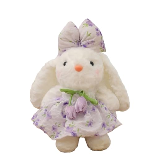 Kuscheltier Weiß Hase ,Plüschtier Hase Kaninchen mit Schlappohren,Plüsch Spielzeug ,Realistisches Plüsch Hase Hohe Simulation Kaninchen Stofftier Niedlich Bequem Kinder Mädchen Geschenk (70cm,Lila) Kuscheltier Weiß Hase ,Plüschtier Hase Kaninchen mit Schlappohren,Plüsch Spielzeug ,Realistisches Plüsch Hase Hohe Simulation Kaninchen Stofftier Niedlich Bequem Kinder Mädchen Geschenk (70cm,Lila) von champracer