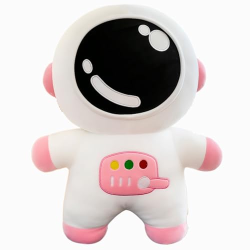 champracer Kuscheltier Weltraumfahrer Plüsch Astronaut, Flauschiger Stofftier,zum Spielen und Kuscheln, Weiches Schmusetier für Mädchen, Jungen, Babys (25 cm,rosa) von champracer