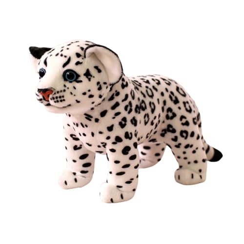 Leopard Kuscheltier Plüschtier Schneeleopard Realistische Plüschtier Leopard Gepard Klein Süßes Stofftier Flauschiger Stofftier zum Spielen & Kuscheln Geburtstagsgeschenk für Kinder (40cm,Weiß) Leopard Kuscheltier Plüschtier Schneeleopard Realistische Plüschtier Leopard Gepard Klein Süßes Stofftier Flauschiger Stofftier zum Spielen & Kuscheln Geburtstagsgeschenk für Kinder (40cm,Weiß) von champracer