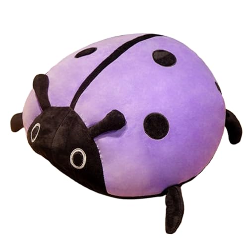 Marienkäfer-Plüsch,Niedliche ausgestopfte Marienkäfer-Tiere,Marienkäfer Stofftier Bienenplüschpuppenspielzeug Cartoon Fliegende Biene Gefüllte Insekt Tier Kissen Soft Toy für Mädchen (80cm,Lila) Marienkäfer-Plüsch,Niedliche ausgestopfte Marienkäfer-Tiere,Marienkäfer Stofftier Bienenplüschpuppenspielzeug Cartoon Fliegende Biene Gefüllte Insekt Tier Kissen Soft Toy für Mädchen (80cm,Lila) von champracer