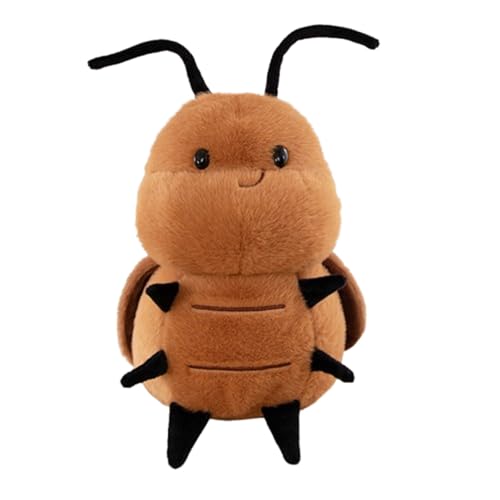 Niedliche Weiche Kakerlaken Plüschtier,Kakerlaken Kuscheltier, Süße Plüsch Kakerlakenpuppe Kreative Und Lustige,Puppen Stofftier Plushie Kawaii Deko Geschenke für Mädchen und Jungen (B,20 cm) von champracer
