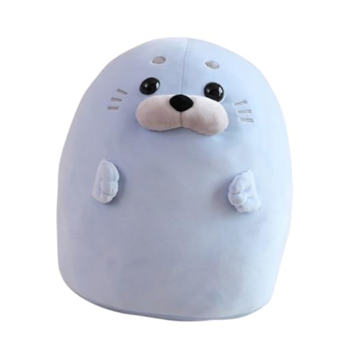 Niedliches Spielzeug Plüschtier, Robbe niedliches,Weiches Stofftier Molliges Robben Plüschkissen,Süße Plüsch Puppe Kissen Geburtstag Festival Geschenke für Kinder Freunde und Familie (30 cm,Hellblau) Niedliches Spielzeug Plüschtier, Robbe niedliches,Weiches Stofftier Molliges Robben Plüschkissen,Süße Plüsch Puppe Kissen Geburtstag Festival Geschenke für Kinder Freunde und Familie (30 cm,Hellblau) von champracer