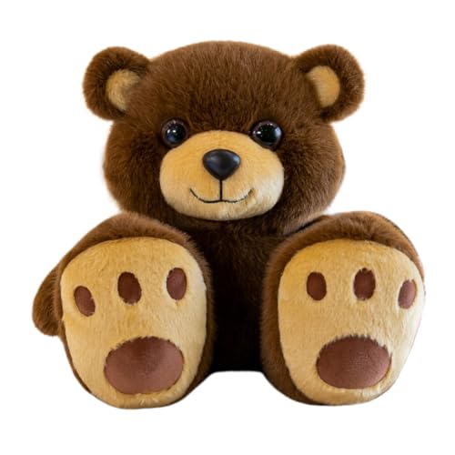 Panda Kuscheltier Stofftier Fuchs Kuscheltier Fuchs Stofftier Fuchs Plüschpuppe Niedlich Plüschspielzeug Koala Plüsch Spielzeug Plüschtier Geschenk für Kinder Jungen Mädchen (23cm,Braunbär) von champracer