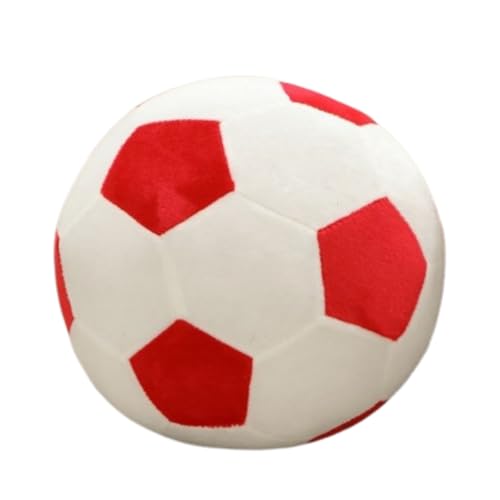 Plüsch Flauschige Stoffball, Fußball Spielzeug Fussball Fußbälle Gefüllte Fußbälle Kissen, Sport zum Spielen und Kuscheln, Weiches Schmusetier für Mädchen, Jungen, Babys (30 cm,Rot und Weiß) Plüsch Flauschige Stoffball, Fußball Spielzeug Fussball Fußbälle Gefüllte Fußbälle Kissen, Sport zum Spielen und Kuscheln, Weiches Schmusetier für Mädchen, Jungen, Babys (30 cm,Rot und Weiß) von champracer