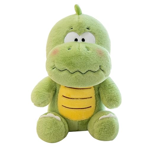 Plüschtier Dinosaurier Puppe Stofftier Kissen Kuscheltier Dinosaurier, zum Spielen und Kuscheln, Weiches Schmusetier für Mädchen, Jungen, Babys (20 cm,Gelb) von champracer
