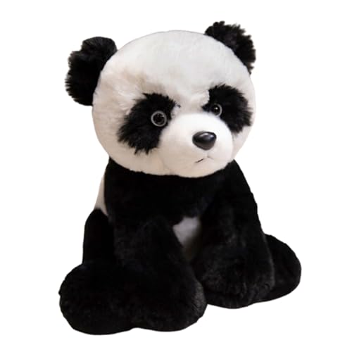 Plüschtiere Giraffe,Süßes Kuscheltier,Kuscheltier Fuchs,Spielzeug Plüschtier für Kinder und Baby,Realistische Fuchs Plüsch Spielzeug für Wilde Tiere,Geschenk für Freunde und Kinder (23cm,Panda) von champracer