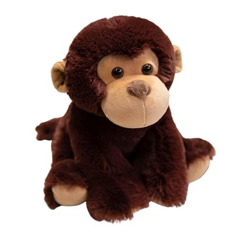 Plüschtiere Giraffe,Süßes Kuscheltier,Kuscheltier Fuchs,Spielzeug Plüschtier für Kinder und Baby,Realistische Fuchs Plüsch Spielzeug für Wilde Tiere,Geschenk für Freunde und Kinder (23cm,Affe) von champracer