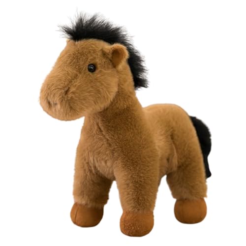 Plüschtiere Pferd,Realistische Pferd Plüschtier,Kuscheltier Pferd Plüschtier, Kawaii Pferd Kuscheltier,Flauschiger Stofftier zum Spielen Schmusetier Plüsch Pferd,für Mädchen Kinder (30cm,dunkelbraun) Plüschtiere Pferd,Realistische Pferd Plüschtier,Kuscheltier Pferd Plüschtier, Kawaii Pferd Kuscheltier,Flauschiger Stofftier zum Spielen Schmusetier Plüsch Pferd,für Mädchen Kinder (30cm,dunkelbraun) von champracer