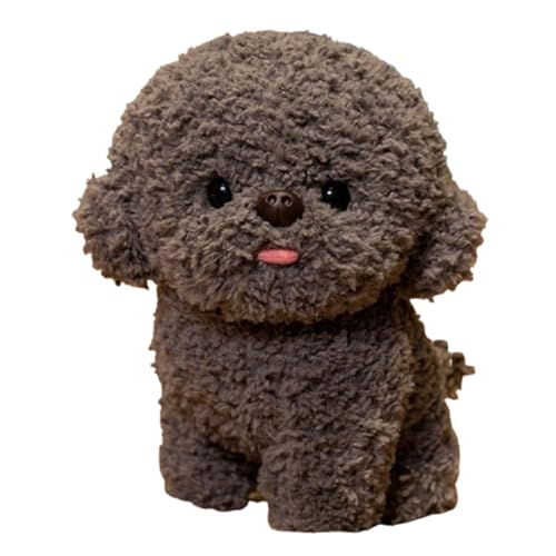 Realistisch Teddy Dog,Pudel-Plüschwelpe, realistischer Hund, Simulation Pudel Teddy Dog Doll Toy Plüschpuppe Welpe Suffed Doll Plüschtier, umarmendes Schlafkissen für Kinder und Freunde (30cm,grau) Realistisch Teddy Dog,Pudel-Plüschwelpe, realistischer Hund, Simulation Pudel Teddy Dog Doll Toy Plüschpuppe Welpe Suffed Doll Plüschtier, umarmendes Schlafkissen für Kinder und Freunde (30cm,grau) von champracer