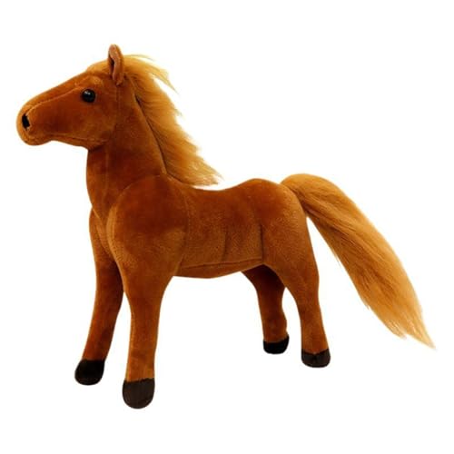 Realistische Pferd Plüschtier,Lebensecht Stehend Plüsch,Pferd Kuscheltier Stehend Pony Horse Plush Toy Plüschpuppe,Pferd Plüschtier,für Kinder Jungen Mädchen Geburtstagsgeschenk, (20 cm,dunkelbraun) Realistische Pferd Plüschtier,Lebensecht Stehend Plüsch,Pferd Kuscheltier Stehend Pony Horse Plush Toy Plüschpuppe,Pferd Plüschtier,für Kinder Jungen Mädchen Geburtstagsgeschenk, (20 cm,dunkelbraun) von champracer