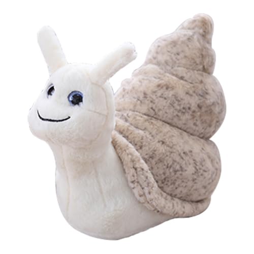 Schnecke Plüschtier, Kuscheltier Schnecke Stofftier für KinderPlüschpuppe, zum Kuscheln und Spielen Kuscheltiere Geschenk (18 cm,Grau) von champracer