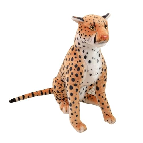 Süßes Leopard Kuscheltier Gepard Kawaii Stofftier Geparden Kuscheltier Leopard Plüschtiere,Niedliches Leopard Stofftier Kinder Spielzeug Kissen Geschenk,Geschenk für Kinder Jungen Mädchen (56cm) von champracer