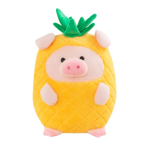 Süßes Schwein Plüsch Plüschtier, Ananas PlüschtierGroß Schwein Stofftier Riesen Kuscheltier,Weiche Spielzeugpuppe Kissen, Kissen Schwein Spielzeug Weiches Spielzeug Geburtstagsgeschenk (70 cm) von champracer