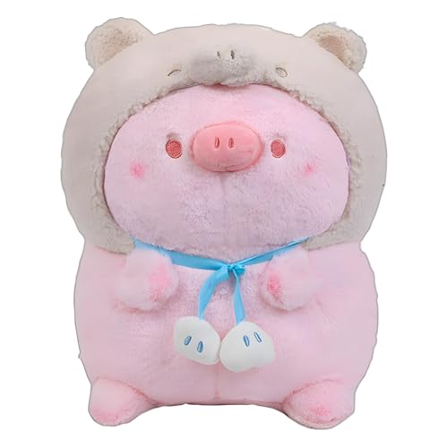 Süßes Schwein Plüsch Plüschtier, Weich Gemütliches Kuscheltier Plüschpuppe, Weiche Spielzeugpuppe Kissen, Stofftier Schweinchen Kuscheltier Plüsch Schwein Spielzeug, Geschenke für Kinder (35 cm) Süßes Schwein Plüsch Plüschtier, Weich Gemütliches Kuscheltier Plüschpuppe, Weiche Spielzeugpuppe Kissen, Stofftier Schweinchen Kuscheltier Plüsch Schwein Spielzeug, Geschenke für Kinder (35 cm) von champracer