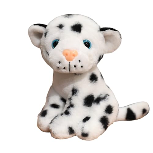 Süßes Tiger Kuscheltier, Tiger Plüschtier,Klein Stofftier aus Weichem Plüsch Niedliches Realistic Tiger Plüschtier Geburtstags Geschenk für Mädchen Deko Teenager Zimmer (22cm,Weiß) von champracer