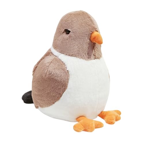 Taube Plüschtier, Kuscheltier Taube Vogel Plüschtier,Plüsch Taube Spielzeug Taube Plüschtier,Für Jungen Mädchen Geburtstagsgeschenk Lustige Spielkameraden Zimmer Dekoration (40cm,Braun) von champracer