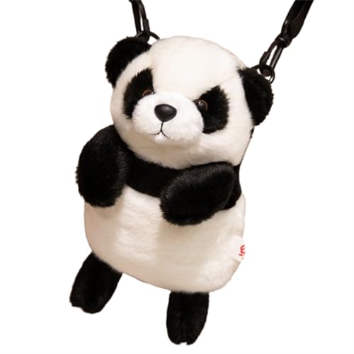 Tiger Plüschtier, Niedlich Plüsch Stofftier Kuscheltier,Mutter und Sohn Tigerpuppe Plüschtier,Realistische Tiger Plüschtier Kinder Plüsch,Geschenk Gemütliches Schmusetie (Panda Rucksack 25cm) von champracer