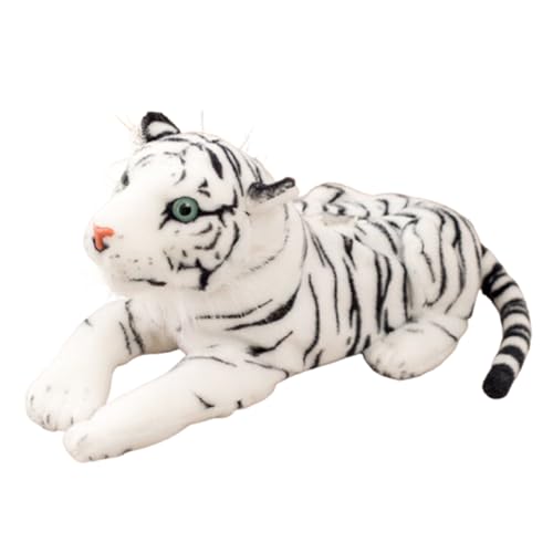Tiger Plüschtier, Realistische Tiger Kuscheltiere Baby Plüsch,Realistische Taschentuchbox Tiger ,Stofftier Kissen Plüschtier klein Tiger Baby,Spielzeug als Geschenk für Kinder (46cm,Weißer Tiger) Tiger Plüschtier, Realistische Tiger Kuscheltiere Baby Plüsch,Realistische Taschentuchbox Tiger ,Stofftier Kissen Plüschtier klein Tiger Baby,Spielzeug als Geschenk für Kinder (46cm,Weißer Tiger) von champracer