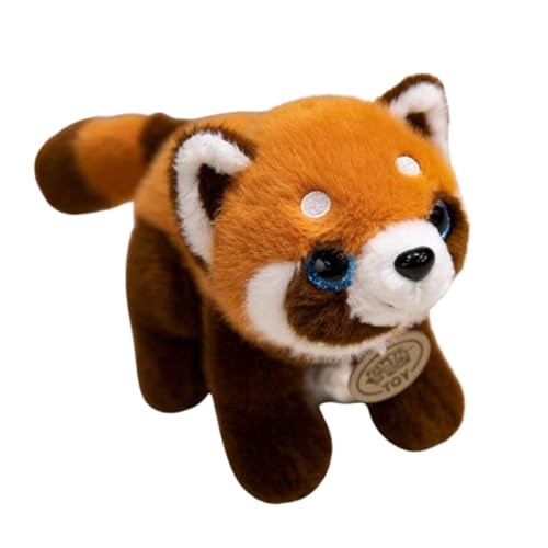 Tiger Plüschtier Schöne Plüschtiger Puppe, Realistisch Gestaltetes Tiger Puppen,Tiger Kuscheltier,Niedlich Plüsch Stofftier Kuscheltier,Für Kinder Dekokissen Geschenke (Kleiner Waschbär,20cm) von champracer
