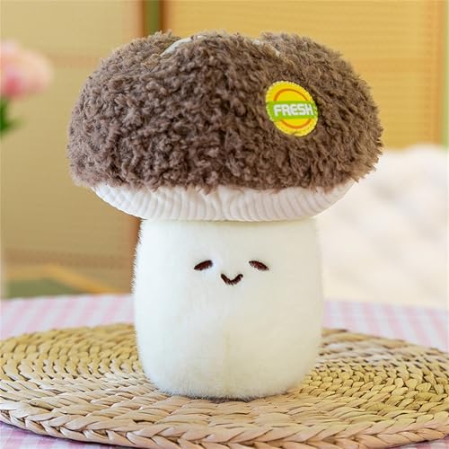 champracer 1 Stück Süße Kleines Gemüse Plüschtiere, Kleines Gemüse Kuscheltier Kreativ, Mini Gemüse Plüschpuppen, für Jungen und Mädchen Plüschtier (Pilz) von champracer
