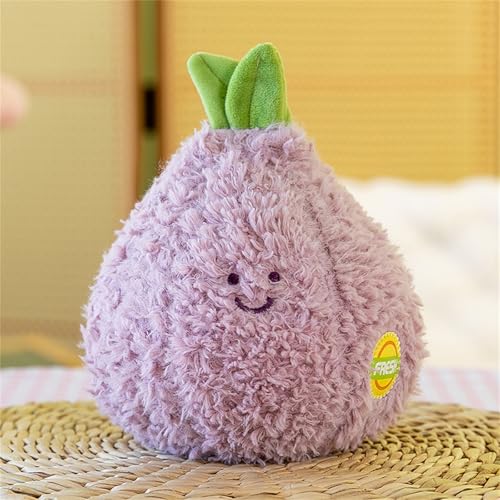 champracer 1 Stück Süße Kleines Gemüse Plüschtiere, Kleines Gemüse Kuscheltier Kreativ, Mini Gemüse Plüschpuppen, für Jungen und Mädchen Plüschtier (Zwiebel) von champracer