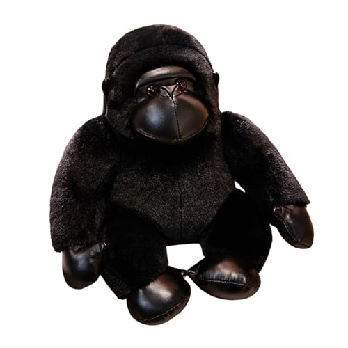 champracer AFFE Kuscheltier Realistisch AFFE Plüschtier Plüsch Tierkissen Flauschiger Stofftier zum Spielen & Kuscheln Geburtstagsgeschenk für Kinder (65cm,Schwarz) von champracer