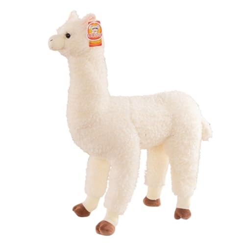 champracer Alpaka Kuscheltier, Alpaka-Plüschtier mit langem Hals,Stand Alpaka Plüschtier,Nettes Alpaka-Plüschtier, kuschel alpaka, Lama Stofftier Geschenk für Kinder Mädchen Jungen (100 cm,Weiß) champracer Alpaka Kuscheltier, Alpaka-Plüschtier mit langem Hals,Stand Alpaka Plüschtier,Nettes Alpaka-Plüschtier, kuschel alpaka, Lama Stofftier Geschenk für Kinder Mädchen Jungen (100 cm,Weiß) von champracer