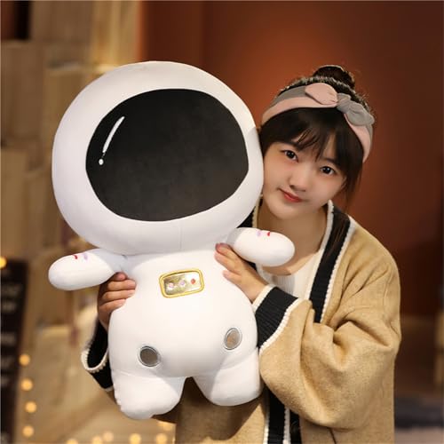 champracer Astronaut Plüsch Astronaut Plüsch Kissen, Flauschiger Stofftier,zum Spielen und Kuscheln,Kawaii Plüschtier Huggable Kissen Kuscheltier Raum Spielzeug Astronaut Plüsch (50cm) von champracer