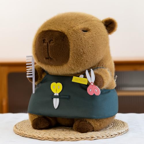 champracer Capybara Kuscheltier Capybara Plüschtier Wasserschwein Kuscheltier Flauschiger Stofftier zum Spielen & Kuscheln Geschenk für Kinder Jungen Mädchen (30cm,A) von champracer