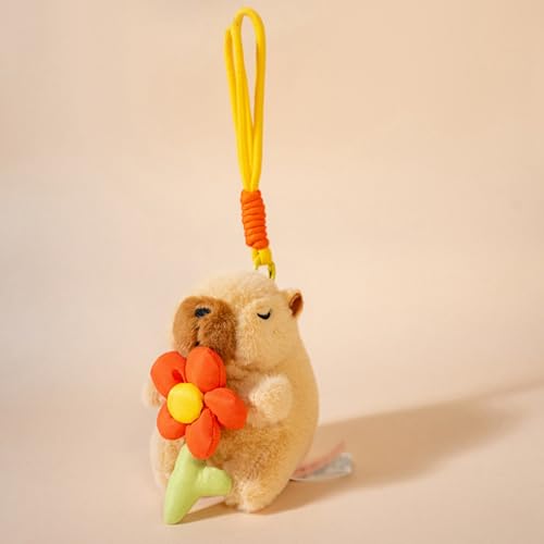 champracer Capybara Plüschtier, 13 cm Capybara Kuscheltier, Niedlichen Wasserschwein Kuscheltier, Stofftier Geschenk für Kinder Jungen Mädchen (A) von champracer
