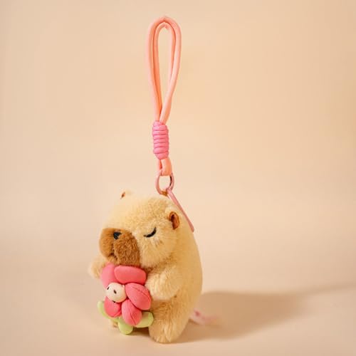 champracer Capybara Plüschtier, 13 cm Capybara Kuscheltier, Niedlichen Wasserschwein Kuscheltier, Stofftier Geschenk für Kinder Jungen Mädchen (B) von champracer
