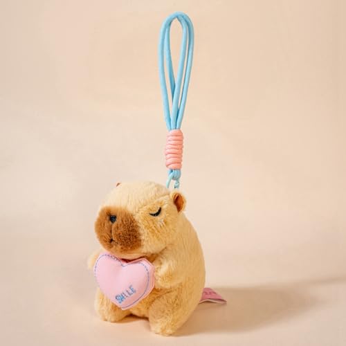 champracer Capybara Plüschtier, 13 cm Capybara Kuscheltier, Niedlichen Wasserschwein Kuscheltier, Stofftier Geschenk für Kinder Jungen Mädchen (C) von champracer