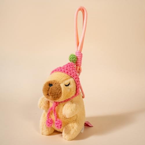 champracer Capybara Plüschtier, 13 cm Capybara Kuscheltier, Niedlichen Wasserschwein Kuscheltier, Stofftier Geschenk für Kinder Jungen Mädchen (D) von champracer