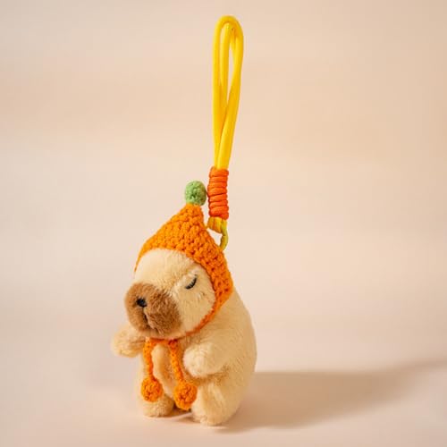champracer Capybara Plüschtier, 13 cm Capybara Kuscheltier, Niedlichen Wasserschwein Kuscheltier, Stofftier Geschenk für Kinder Jungen Mädchen (E) von champracer