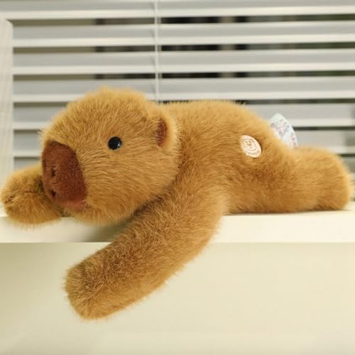 champracer Capybara Plüschtier Capybara Kuscheltier Niedlichen Capybara Plushies Stofftier Capybara Simulation Kuscheltier Kissen Geschenk für Kinder Jungen Mädchen (30cm) von champracer