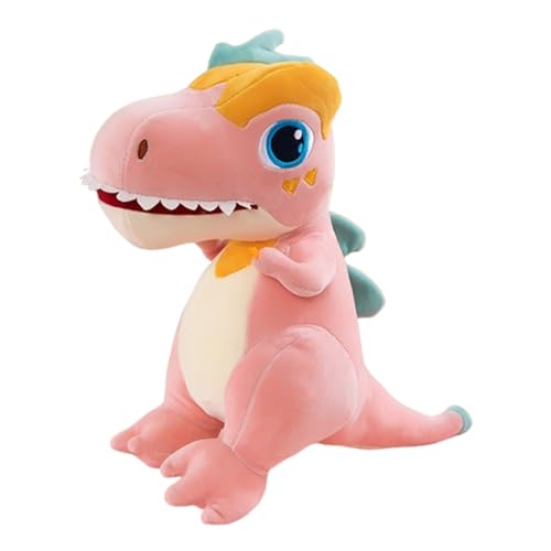 champracer Dino Kuscheltier,Plüschtier Dinosaurier Dino Stofftier Kuscheltier Plüsch,Tyrannosaurus Rex Stofftierpuppe Dinosaurier Kuscheltier Geschenk für Baby,Kinder,Erwachsene (40cm,Rosa) von champracer