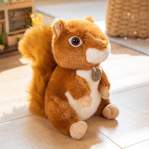 champracer Eichhörnchen Kuscheltier Eichhörnchen Plüschtier mit Umhang Süß Eichhörnchen Stofftier Eichhörnchen Plüsch Puppe Eichhörnchen Deko Gefülltes Tier Plüschtier Geschenk für Kinder (30cm,A) champracer Eichhörnchen Kuscheltier Eichhörnchen Plüschtier mit Umhang Süß Eichhörnchen Stofftier Eichhörnchen Plüsch Puppe Eichhörnchen Deko Gefülltes Tier Plüschtier Geschenk für Kinder (30cm,A) von champracer