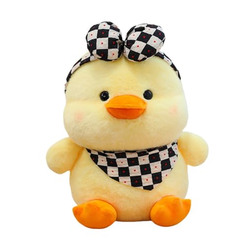 champracer Ente Kuscheltier Ente Spielzeug Niedliche Kleine Gelbe Ente Plüschpuppe Flauschiger Stofftier zum Spielen & Kuscheln Geburtstagsgeschenk für Kinder (45cm,Gelb) von champracer