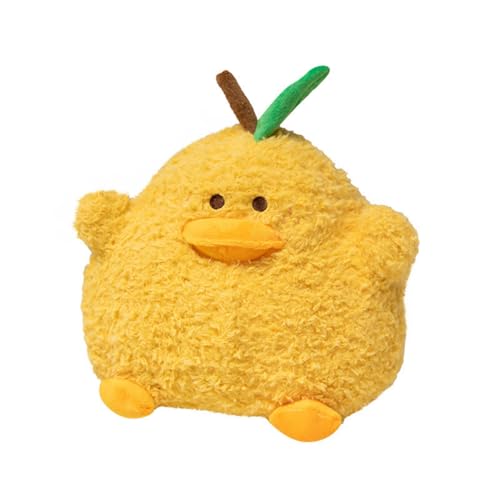 champracer Ente Kuscheltier PlüSchtier Gans Spielzeug Birne Stofftier Gemütliches Schmusetier Plüsch Ente zum Spielen und Kuscheln Geschenk für Kinder Jungen Mädchen (30cm,Gelb) von champracer