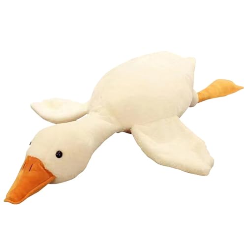 champracer Gans Kuscheltier, Kuscheltier Gans Groß, Ente Kuscheltier, Flauschig Weiche EntenplüSch Kissen, Tier Plüsch GroßE Gans, Spielzeug für Kinder Jungen Mädchen Geburtstag (50 cm) von champracer