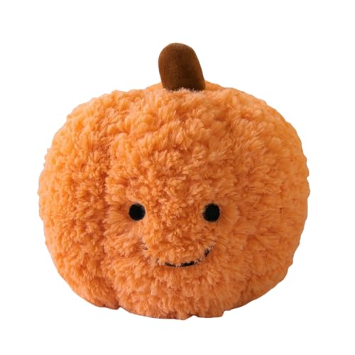 champracer Gefüllter Obst Plüsch Kissen Obst Plüschkissen Plüschtier Stofftier Obst Plüschtier Plüschkissen Spielzeug,Geschenke für Kinder Mädchen Jungen (25cm,Kürbis) von champracer