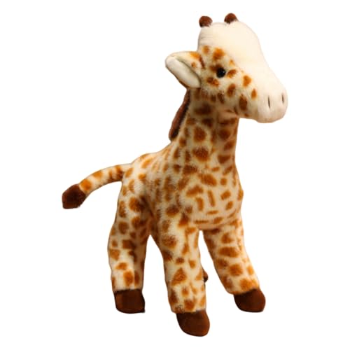 champracer Giraffe Kuscheltier Süßes Giraffe Plüsch Spielzeug Puppe Flauschiger Stofftier zum Spielen & Kuscheln Geschenk für Kinder Jungen Mädchen (25cm) von champracer