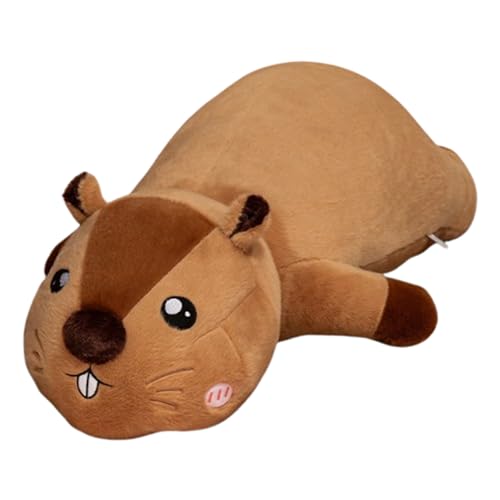 champracer Groß Eichhörnchen Kuscheltier Riesen Stofftier,Lange Puppen Große Kissen Plüsch Eichhörnchen Plüschkissen,Riesige Plüsch Spielzeug Weich Jumbo,Geschenk für Kinder (60cm,Wollende Augen) von champracer